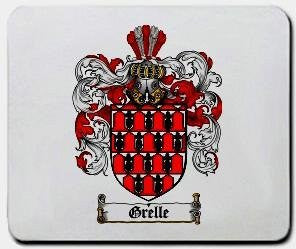 Grelle coat of arms mouse pad