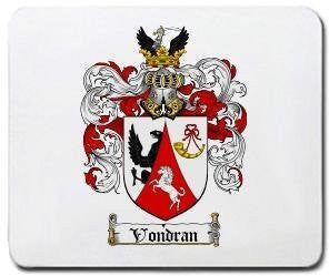 Vondran coat of arms mouse pad