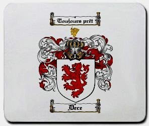 Dece coat of arms mouse pad
