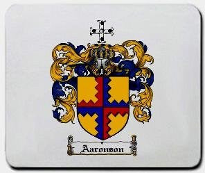 Aaronson coat of arms mouse pad