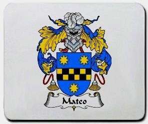 Mateo coat of arms mouse pad