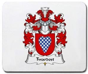 Twardost coat of arms mouse pad