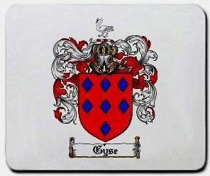 Gyse coat of arms mouse pad