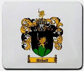 Althoff coat of arms mouse pad