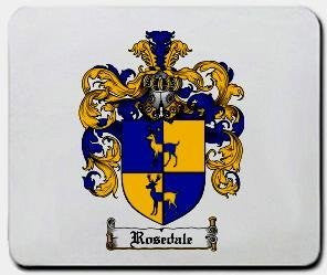 Rosedale coat of arms mouse pad