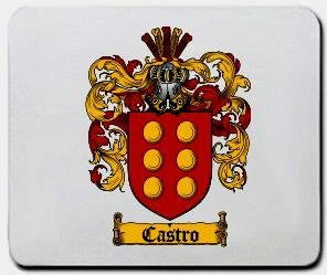 Castro coat of arms mouse pad