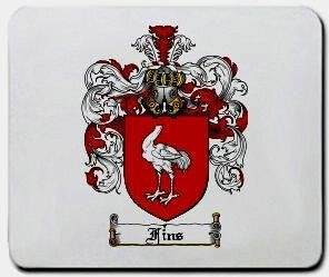 Fins coat of arms mouse pad