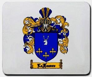 Lefeuvre coat of arms mouse pad