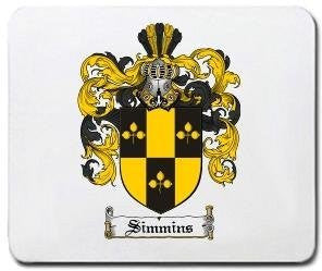 Simmins coat of arms mouse pad