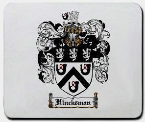 Hincksman coat of arms mouse pad