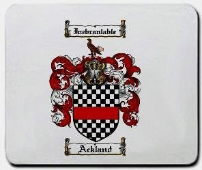 Ackland coat of arms mouse pad