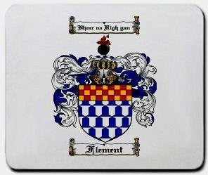 Flement coat of arms mouse pad