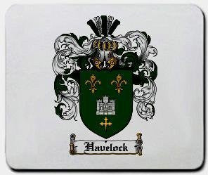 Havelock coat of arms mouse pad