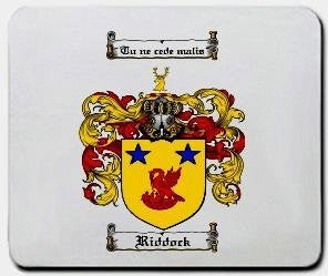 Riddock coat of arms mouse pad