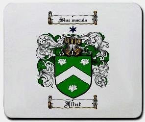 Flint coat of arms mouse pad