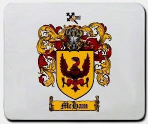 Mcham coat of arms mouse pad