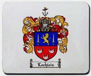 Lochlain coat of arms mouse pad