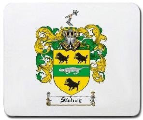 Swiney coat of arms mouse pad