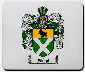 Houpt coat of arms mouse pad