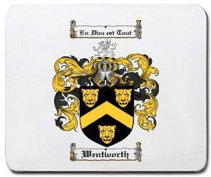 Wentworth coat of arms mouse pad