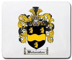 Wolverston coat of arms mouse pad