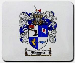 Haggan coat of arms mouse pad