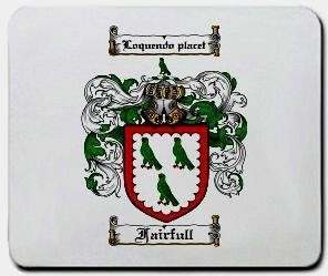 Fairfull coat of arms mouse pad