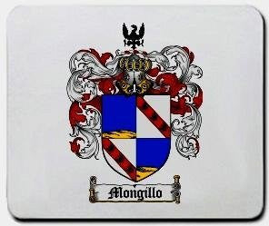 Mongillo coat of arms mouse pad
