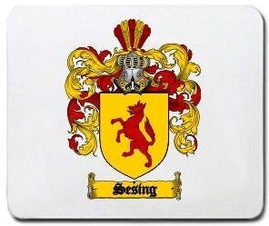 Sesing coat of arms mouse pad