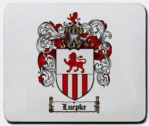 Luepke coat of arms mouse pad