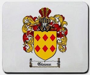 Glavan coat of arms mouse pad