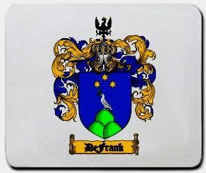 Defrank coat of arms mouse pad