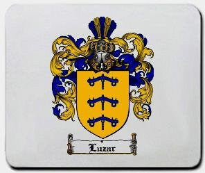Luzar coat of arms mouse pad