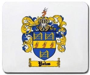 Yates coat of arms mouse pad