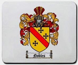 Nobles coat of arms mouse pad