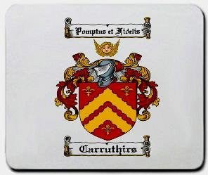 Carruthirs coat of arms mouse pad