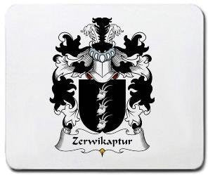Zerwikaptur coat of arms mouse pad