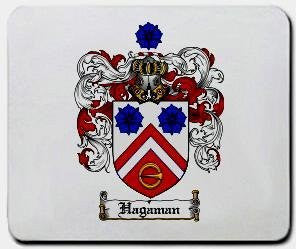 Hagaman coat of arms mouse pad