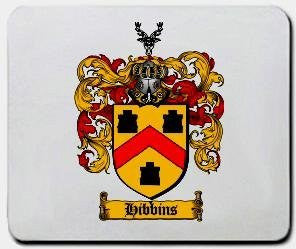 Hibbins coat of arms mouse pad