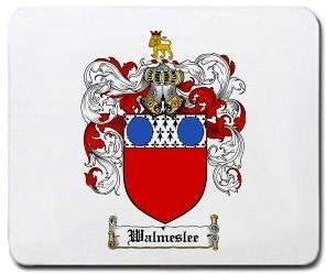 Walmeslee coat of arms mouse pad