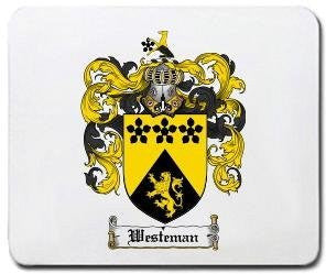 Westeman coat of arms mouse pad