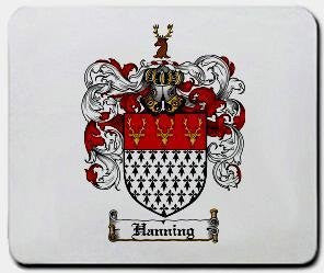 Hanning coat of arms mouse pad