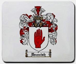 Devenish coat of arms mouse pad