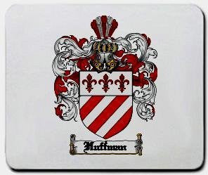 Huffman coat of arms mouse pad