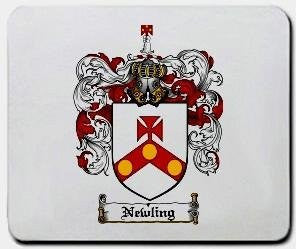 Newling coat of arms mouse pad