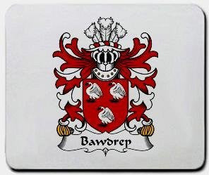 Bawdrep coat of arms mouse pad