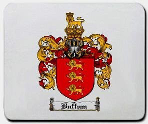 Buffum coat of arms mouse pad