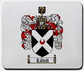 Littell coat of arms mouse pad