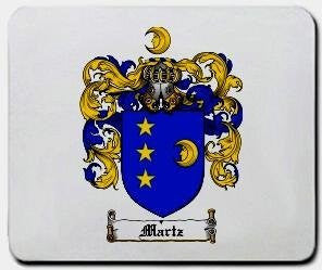 Martz coat of arms mouse pad