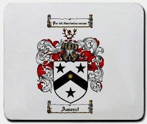 Amend coat of arms mouse pad